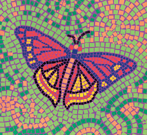 Paper mosaic